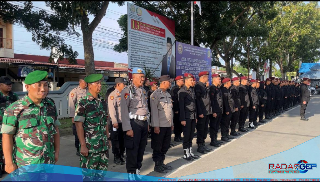 Rutan Kelas 1 Medan Gelar Apel Siaga Dan Razia Gabungan Bersama TNI Polri